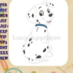 101 Dalmatians Puppies Applique Design 2 - Instant Download