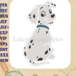 101 Dalmatians Puppies Filled Embroidery Design 2 - Instant Download