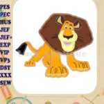 Alex Madagascar Applique Design 02 - Instant Download