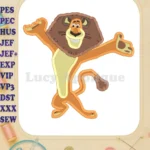 Alex Madagascar Fill Embroidery Design 01 - Instant Download