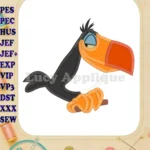 Artie Deco Adventures of the Gummi Bears Applique Design - Instant Download