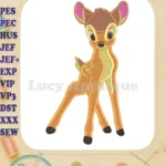 Bambi Fill Embroidery Design 01 - Instant Download