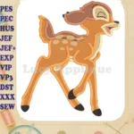 Bambi Fill Embroidery Design 02 - Instant Download
