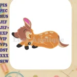 Bambi Fill Embroidery Design 03 - Instant Download