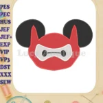 Baymax Ears Big Hero Mickey Mouse Filled Embroidery Design - Instant Download