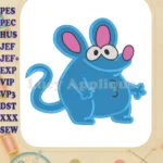 Bear in the Big Blue House Tutter Filled Embroidery Design 01 - Instant Download