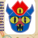 Big Hero 6 Clone Fred Head Applique Design - Instant Download