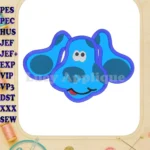 Blues Clues Disney Applique Embroidery Design - Instant Download