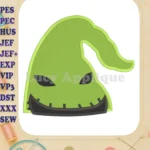 Boogie Man Head Fill Machine Embroidery Design - Instant Download