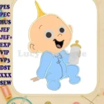 Boss Baby Applique Design - Instant Download