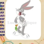 Bugs Bunny Looney Tunes Applique Design 01 - Instant Download