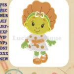 Buttercup Fifi and the Flowertots Fill Embroidery Design 01 - Instant Download