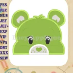 Care Bear Head Fill Machine Embroidery Design - Instant Download