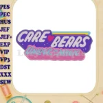 Care Bears Unlock the Magic Logo Applique Design - Instant Download
