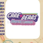 Care Bears Unlock the Magic Logo Fill Embroidery Design - Instant Download