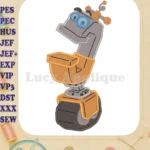 Crush Rusty Rivets Fill Embroidery Design 01 - Instant Download