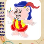 Cubbi Gummi Coloring Adventures of the Gummi Bears Applique Design - Instant Download