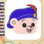 Cubbi Gummi Head Adventures of the Gummi Bears Applique Design - Instant Download