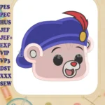 Cubbi Gummi Head Adventures of the Gummi Bears Filled Embroidery Design - Instant Download
