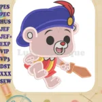 Cubbi Gummi Sword Adventures of the Gummi Bears Filled Embroidery Design - Instant Download