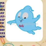 Demi Vampirina Applique Design 02 - Instant Download