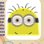 Despicable Me Fill Machine Embroidery Design - Instant Download