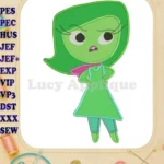 Disgust Inside Out Applique Design 01 - Instant Download