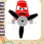 Disney Planes Applique Embroidery Design - Instant Download