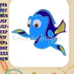 Dory Applique Design 02 - Instant Download
