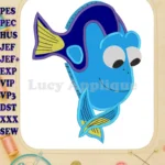 Dory Applique Design 03 - Instant Download