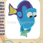 Dory Fill Embroidery Design 03 - Instant Download