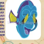 Dory Fill Embroidery Design 04 - Instant Download