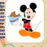 Easter Mickey Mouse Applique Design 01 - Instant Download