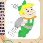 Elroy The Jetsons Applique Design - Instant Download