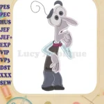 Fear Inside Out Fill Embroidery Design 02 - Instant Download