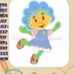Fifi and the Flowertots Applique Design 02 - Instant Download