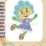 Fifi and the Flowertots Fill Embroidery Design 02 - Instant Download