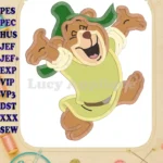 Gruffi Gummi Happy Adventures of the Gummi Bears Applique Design - Instant Download