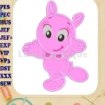 Happy Uniqua Backyardigans Applique Design - Instant Download