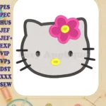 Hello Kitty Fill Machine 03 Embroidery Design - Instant Download