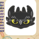 How to Draw Your Dragon Fill Machine Embroidery Design - Instant Download