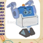 Jack Rusty Rivets Applique Design 01 - Instant Download