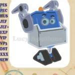 Jack Rusty Rivets Fill Embroidery Design 01 - Instant Download