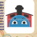 James the Train Fill Machine Embroidery Design - Instant Download