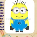 Jerry Despicable Me Applique Embroidery Design - Instant Download