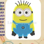 Jerry Despicable Me Fill Machine Embroidery Design - Instant Download