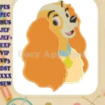 Lady and the Tramp Applique Design 02 - Instant Download
