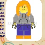 Lego Applique Design 1 - Instant Download