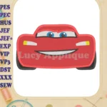 Lightning McQueen Cars Fill Machine 01 Embroidery Design - Instant Download