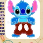 Lilo and Stitch Applique 02 Embroidery Design1 - Instant Download
